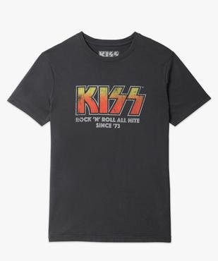 Tee-shirt homme avec inscription rock - Kiss vue4 - KISS - GEMO