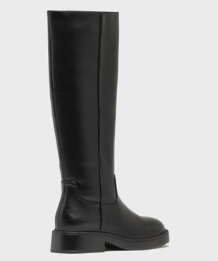 Bottes cavalières avec épaisse semelle femme - Follow Me vue4 - FOLLOW ME - GEMO