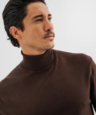 Pull col roulé en maille fine homme vue2 - GEMO 4G HOMME - GEMO