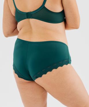 Shorty en microfibre et dentelle femme grande taille (lot de 2) vue2 - GEMO(HOMWR FEM) - GEMO