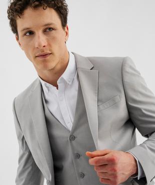 Veste de costume coupe droite en matière extensible homme vue2 - GEMO 4G HOMME - GEMO
