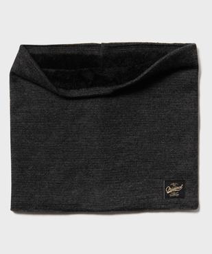 Tour de cou en maille avec doublure douillette homme vue1 - GEMO 4G HOMME - GEMO