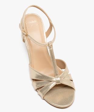 Sandales à talon haut compensé femme - Valentina Baldano vue5 - VALENTINA BALDA - GEMO