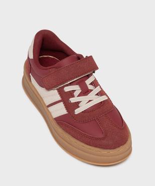 Baskets à scratch bicolores avec épaisse semelle fille - Lovely Wings vue5 - LOVELY WINGS - GEMO