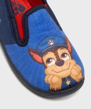Chaussons pantoufles en velours imprimé garçon - La Pat'Patrouille vue5 - PAT PATROUILLE - GEMO