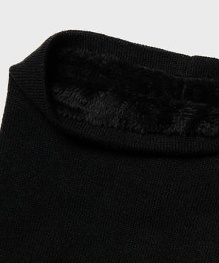 Tour de cou en maille avec doublure douillette homme vue2 - GEMO 4G HOMME - GEMO