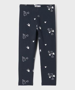 Legging imprimé avec taille élastique fille vue1 - GEMO (ENFANT) - GEMO