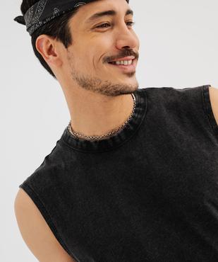 Débardeur à col rond style vintage homme vue4 - GEMO (HOMME) - GEMO