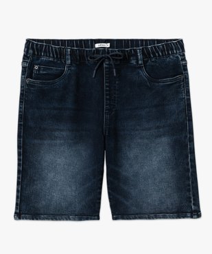 Bermuda en jean stretch ample à taille élastique homme vue4 - GEMO (HOMME) - GEMO