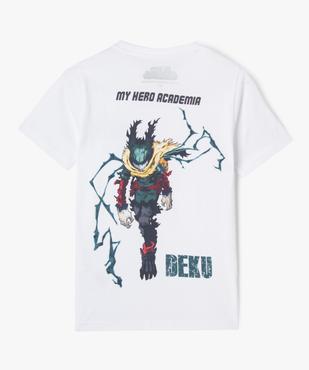 Tee-shirt manches courtes avec motif dos garçon - My Hero Academia vue3 - MY HERO ACADEMIA - GEMO