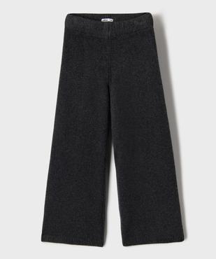 Pantalon en maille douillette coupe large fille vue1 - GEMO (ENFANT) - GEMO