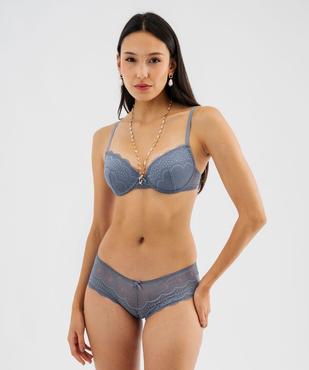 Soutien-gorge corbeille en dentelle à armatures vue1 - GEMO(HOMWR FEM) - GEMO