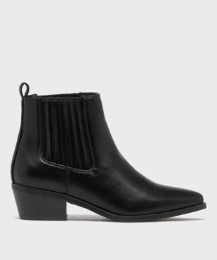 Boots Chelsea esprit Santiag femme - Follow Me vue1 - FOLLOW ME - GEMO