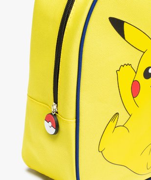 Sac à dos en toile avec motif Pikatchu enfant - Pokemon vue4 - POKEMON - GEMO