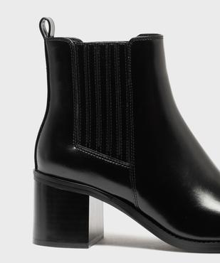 Boots santiags à talon et bout pointu femme vue6 - FOLLOW ME G4G - GEMO