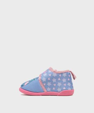 Chaussons en velours à scratch moelleux imprimé fille - Stitch vue3 - LILO & STITCH - GEMO