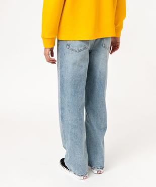 Jean cropped en denim délavé homme vue3 - GEMO (HOMME) - GEMO