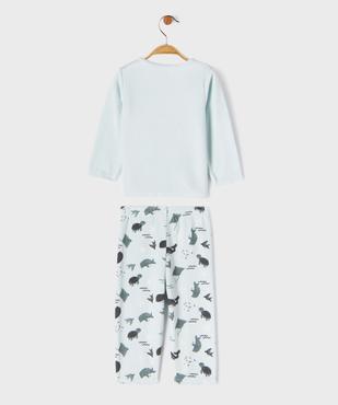 Pyjama en velours 2 pièces avec motifs marins bébé garçon vue5 - GEMO 4G BEBE - GEMO