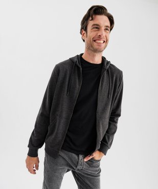 Sweat zippé à capuche homme vue1 - GEMO 4G HOMME - GEMO