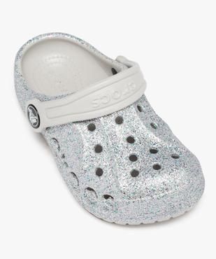 Sabots souples plage fille unis à paillettes - Crocs vue5 - CROCS - GEMO