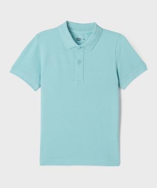 Polo à manches courtes uni garçon vue4 - GEMO (ENFANT) - GEMO