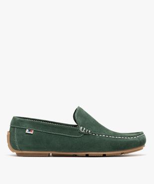 Mocassin dessus cuir velours semelle souple homme - Tanéo vue1 - TANEO - GEMO