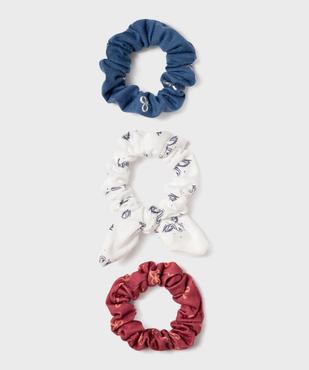 Chouchous pour les cheveux imprimés fille (lot de 3) vue1 - GEMO (ACCESS) - GEMO