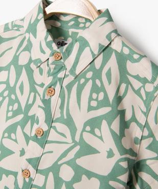 Chemise à manches courtes fluide et imprimée bébé garçon vue2 - GEMO 4G BEBE - GEMO