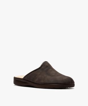 Chaussons homme mules unies à bout fermé vue2 - GEMO(HOMWR HOM) - GEMO