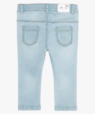 Jean coupe slim bébé fille vue3 - GEMO(BEBE DEBT) - GEMO