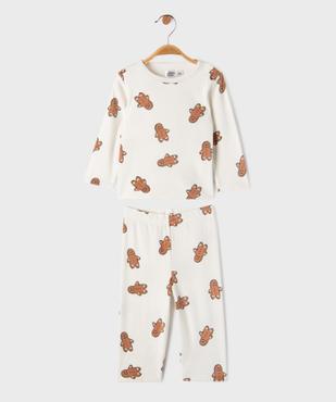 Pyjama 2 pièces Noël bébé vue1 - GEMO 4G BEBE - GEMO