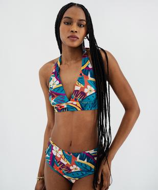 Haut de maillot de bain triangle à mousses amovibles femme vue1 - GEMO (PLAGE) - GEMO