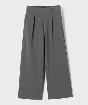 Pantalon large à pinces fille vue1 - GEMO (ENFANT) - GEMO