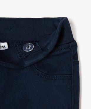 Pantalon bébé fille slim uni à taille élastiquée  vue2 - GEMO 4G BEBE - GEMO