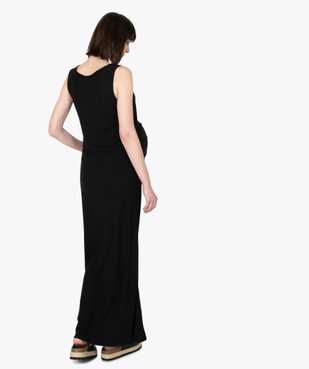 Robe de grossesse sans manches longueur chevilles vue3 - GEMO (MATER) - GEMO