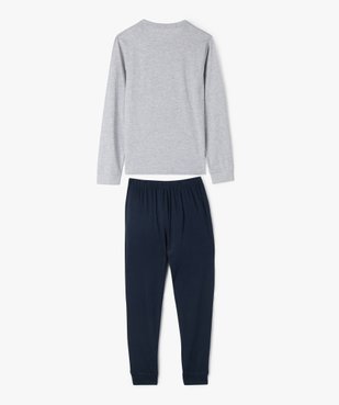 Pyjama léger 2 pièces en jersey de coton garçon  vue3 - GEMO 4G GARCON - GEMO