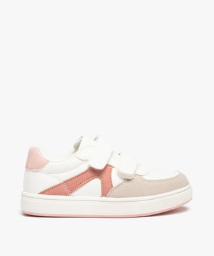 Baskets fille à scratch style retro détails colorés  vue1 - GEMO (ENFANT) - GEMO