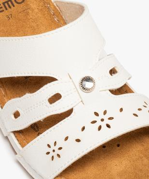 Mules femme confort extra légères à bride ajourée vue6 - GEMO (CONFORT) - GEMO