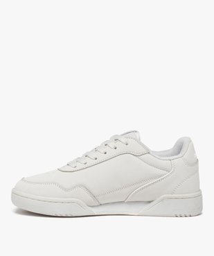 Baskets femme unies à lacets – Hummel Forli vue3 - HUMMEL - GEMO