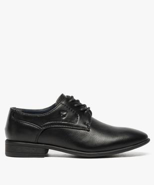 Derbies garçon unies à lacets vue1 - GEMO (ENFANT) - GEMO