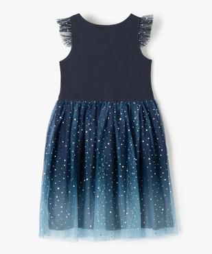 Robe fille en tulle et coton - La Reine des Neiges vue4 - REINE DES NEIGE - GEMO