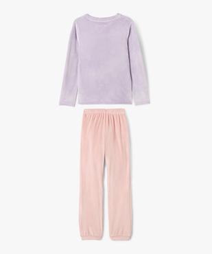 Pyjama en velours motif chat fille vue3 - GEMO (ENFANT) - GEMO