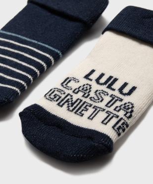 Bottons en maille bouclette bébé garçon (lot de 2) - LuluCastagnette vue2 - LULUCASTAGNETTE - GEMO