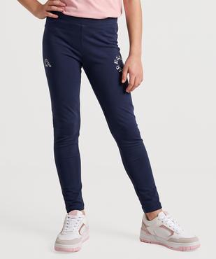 Legging en coton stretch à large taille élastiquée fille - Kappa vue1 - KAPPA - GEMO