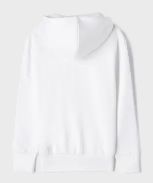 Sweat à capuche en molleton avec logo garçon - Adidas vue3 - ADIDAS - GEMO