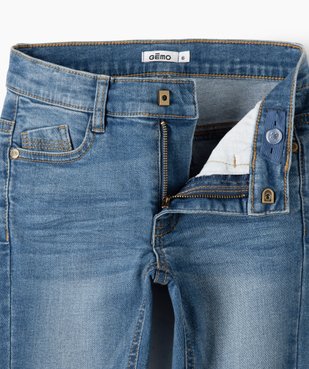 Jean garçon coupe slim 5 poches vue3 - GEMO 4G GARCON - GEMO