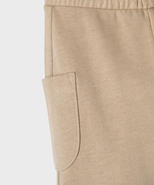 Pantalon en maille avec taille élastique bébé garçon vue3 - GEMO 4G BEBE - GEMO
