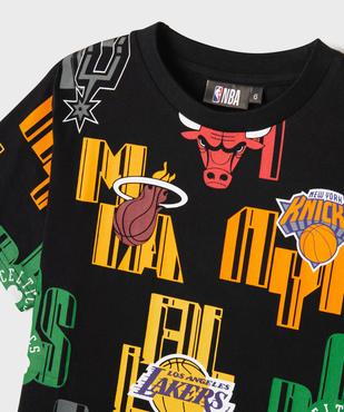 Tee-shirt manches courtes imprimé coupe oversize garçon - NBA vue3 - NBA - GEMO