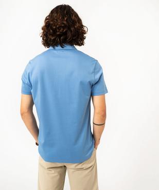 Polo à manches courtes homme vue3 - GEMO (HOMME) - GEMO