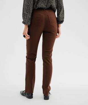 Pantalon coupe Regular taille normale femme vue3 - GEMO 4G FEMME - GEMO